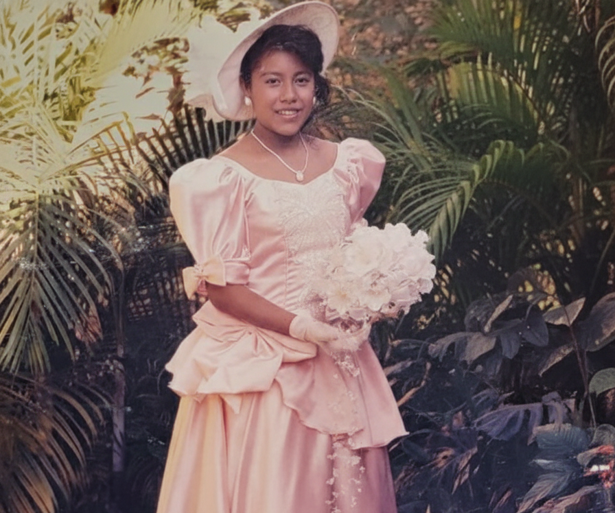Foto en campo de flores